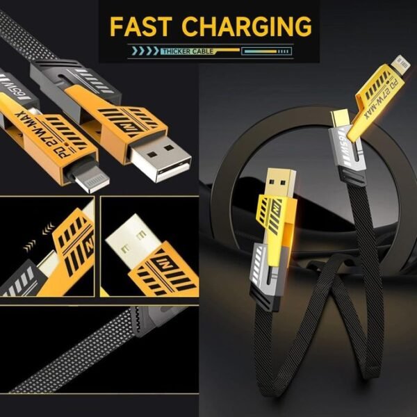 4-in-1 Charging Cable - 65W Fast Charging - Image 2