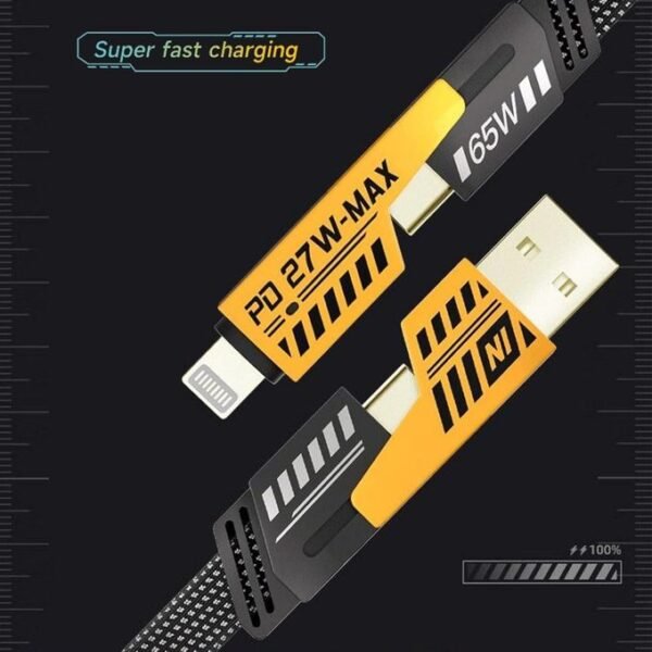 4-in-1 Charging Cable - 65W Fast Charging - Image 3